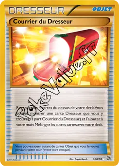 Carte Pokémon Courrier du Dresseur n°100 de la série Origines Antiques