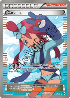 Carte Pokémon Carolina n°149 de la série Frontières Franchies