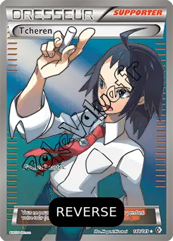 Carte Pokémon Tcheren Reverse n°148 de la série Frontières Franchies
