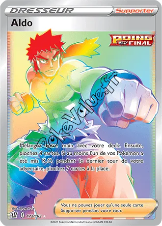 Carte Pokémon Aldo n°172 de la série Styles de Combat