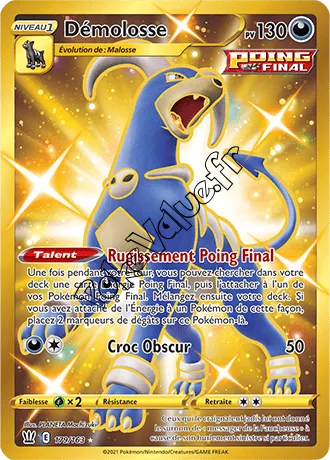 Carte Pokémon Démolosse  n°179 de la série Styles de Combat