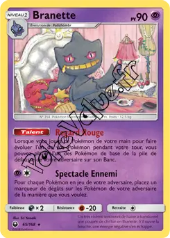 Carte Pokémon Branette n°65 de la série Tempête Céleste