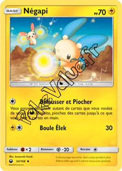 Carte Pokémon Négapi n°54 de la série Tempête Céleste