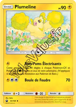 Carte Pokémon Plumeline n°55 de la série Tempête Céleste