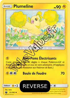 Carte Pokémon Plumeline Reverse n°55 de la série Tempête Céleste