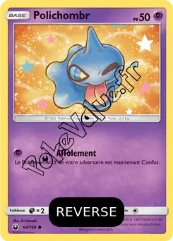 Carte Pokémon Polichombr Reverse n°64 de la série Tempête Céleste