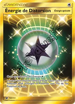 Carte Pokémon Énergie de Distorsion n°123 de la série Invasion Carmin
