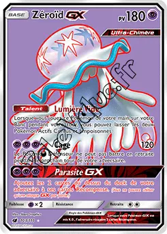 Carte Pokémon Zéroïd GX n°103 de la série Invasion Carmin