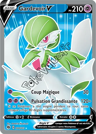 Carte Pokémon Gardevoir V n°70 de la série La Voie du Maître