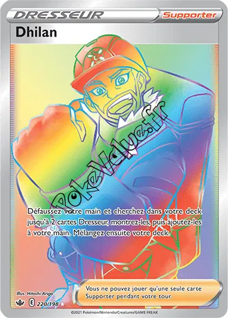Carte Pokémon Dhilan n°220 de la série Règne de Glace