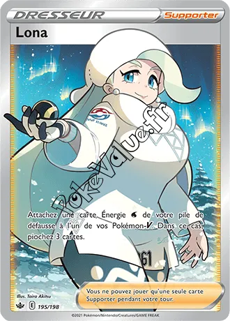 Carte Pokémon Lona n°195 de la série Règne de Glace