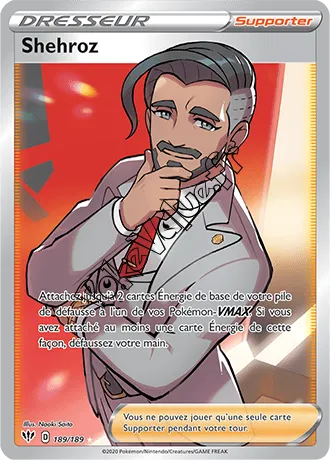 Carte Pokémon Shehroz n°189 de la série Ténèbres Embrasées