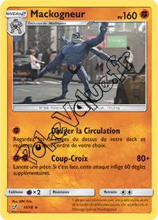 Carte Pokémon Mackogneur n°13 de la série Détective Pikachu