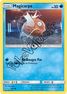 Carte Pokémon Magicarpe n°8 de la série Détective Pikachu