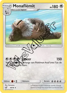 Carte Pokémon Monaflèmit n°18 de la série Détective Pikachu