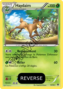 Carte Pokémon Haydaim Reverse n°16 de la série Pouvoirs Émergents