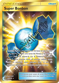 Carte Pokémon Super Bonbon n°165 de la série Gardiens Ascendant