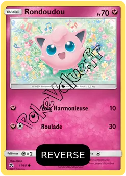 Carte Pokémon Rondoudou Reverse n°41 de la série Destinées Occultes