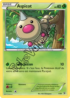 Carte Pokémon Pansage  n°2 de la série Bienvenue à Kalos