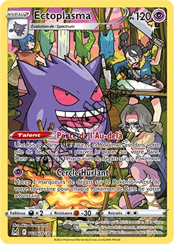 Carte Pokémon Ectoplasma  n°TG06 de la série Origine Perdue