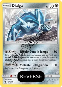 Carte Pokémon Dialga  Reverse n°127 de la série Tonnerre Perdu