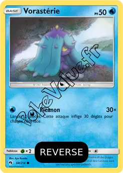 Carte Pokémon Vorastérie Reverse n°68 de la série Tonnerre Perdu