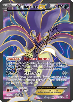 Carte Pokémon Malamar EX  n°115 de la série Vigueur Spectrale