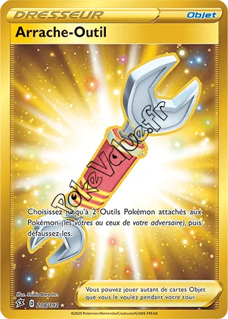 Carte Pokémon Arrache-Outil n°208 de la série Clash des Rebelles
