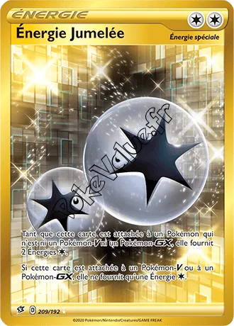 Carte Pokémon Énergie Jumelée n°209 de la série Clash des Rebelles