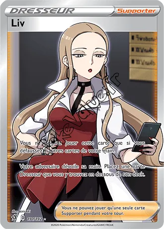 Carte Pokémon Liv n°191 de la série Clash des Rebelles