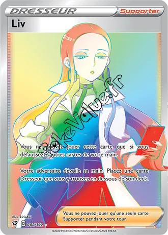 Carte Pokémon Liv n°202 de la série Clash des Rebelles