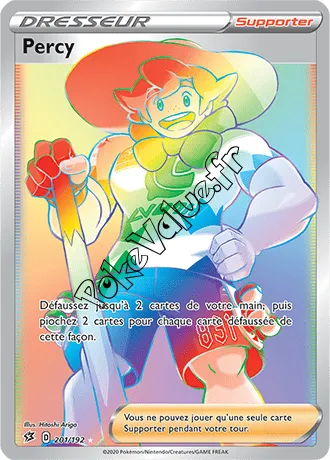 Carte Pokémon Percy n°201 de la série Clash des Rebelles