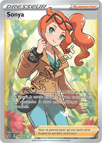 Carte Pokémon Sonya n°192 de la série Clash des Rebelles