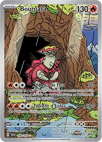 Carte Pokémon Boumata  n°146 de la série Couronne Stellaire