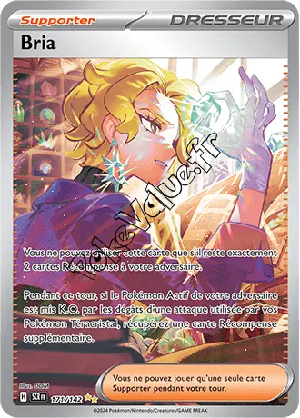 Carte Pokémon Bria n°171 de la série Couronne Stellaire