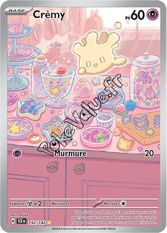 Carte Pokémon Crèmy  n°152 de la série Couronne Stellaire