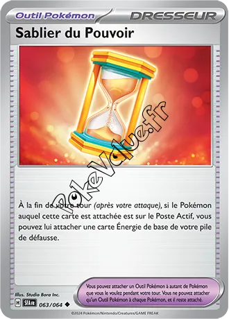 Carte Pokémon Sablier du Pouvoir n°063 de la série Fable Nébuleuse