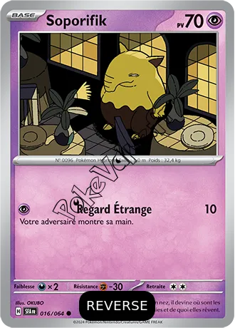 Carte Pokémon Soporifik  Reverse n°016 de la série Fable Nébuleuse