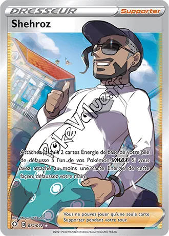Carte Pokémon Shehroz n°71 de la série Déstinées Radieuses