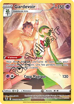 Carte Pokémon Gardevoir  n°TG05 de la série Tempête Argentée
