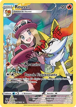 Carte Pokémon Roussil  n°TG01 de la série Tempête Argentée