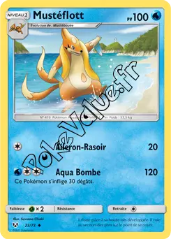 Carte Pokémon Mustéflott n°23 de la série Légendes Brillantes