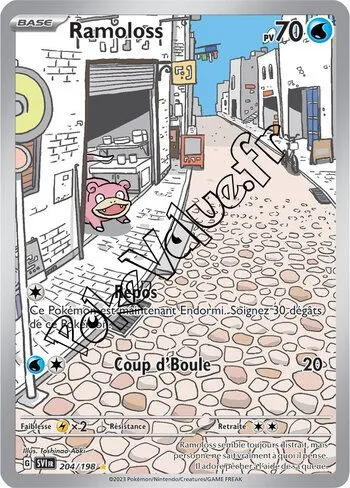 Carte Pokémon Ramoloss  n°204 de la série Écarlate et Violet