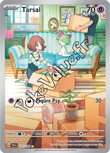 Carte Pokémon Tarsal  n°211 de la série Écarlate et Violet