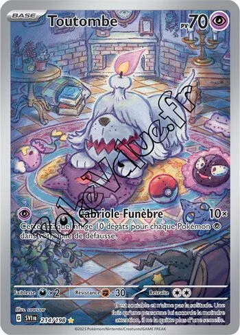 Carte Pokémon Toutombe  n°214 de la série Écarlate et Violet