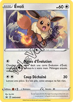 Carte Pokémon Évoli n°042 de la série Promo SWSH