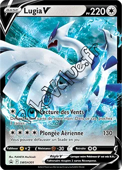 Carte Pokémon Lugia V  n°301 de la série Promo SWSH