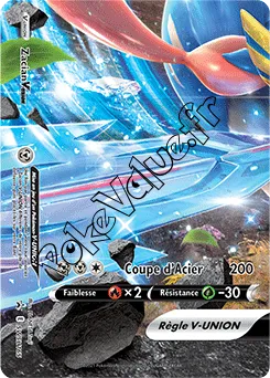 Carte Pokémon Zacian V UNION En bas à gauche n°165 de la série Promo SWSH