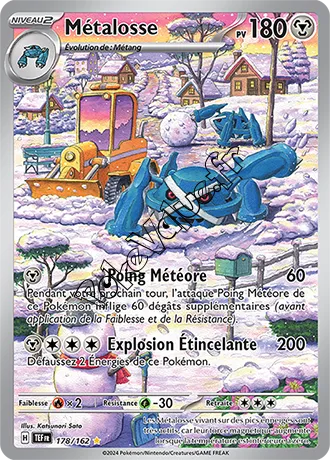 Carte Pokémon Métalosse  n°178 de la série Forces Temporelles