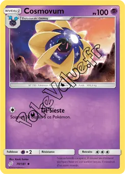 Carte Pokémon Cosmovum  n°70 de la série Duo de Choc